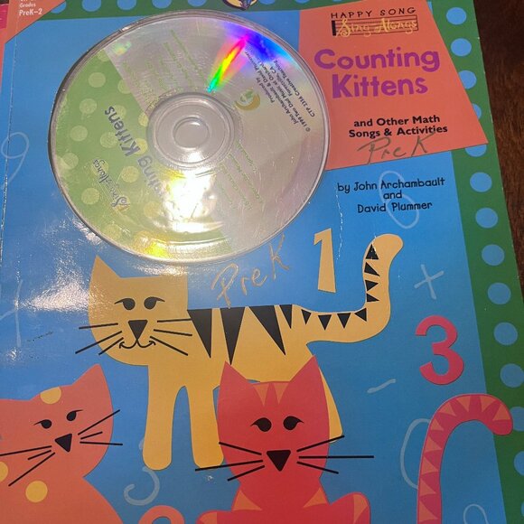 Sing Alongs Counting Kittens & Other Math Songs & Activities Book & CD New - Picture 1 of 1
